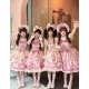 Starry Fantasy Ode To The Strawberry Blouse JSK OP and Sets(Reservation/3 Colours/Full Payment Without Shipping)